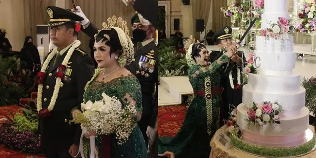 Potret Pesta Resepsi Joy Tobing dan Suaminya yang Tentara, Dimeriahkan Pedang Pora - Dihadiri Agus & Annisa Yudhoyono