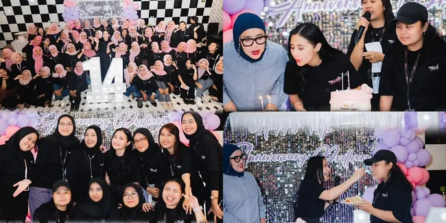 8 Potret Prilly Latuconsina Rayakan 14 Tahun Anniversary Fanbase, Nginep Bareng Para Fans