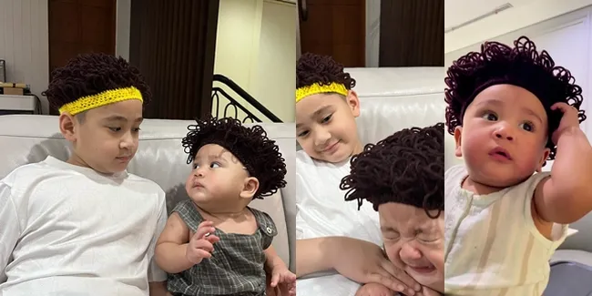 Potret Rafathar dan Rayyanza Mendadak Kribo, Jadi Duo Nggemesin