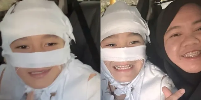 Potret Rafathar Jadi Mumi di Acara Halloween Sekolah, Gak Nyangka Jadi Salah Satu Pemenang