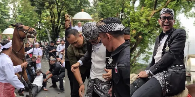 Potret Ramzi Jatuh dari Atas Kuda, Luka di Kaki - Akui Tak Kapok