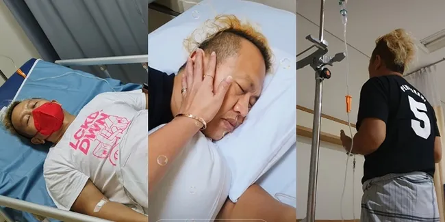 Potret Sandy Pas Band yang Dilarikan ke Rumah Sakit, Alami Pendarahan Akut Pasca Operasi - Kondisi Membaik Setelah Dirawat