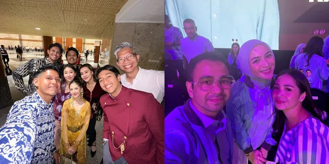 Potret Sederet Selebriti Hadiri Langsung Acara Debat Cawapres, Raffi Ahmad Sempat Makan Bareng Gibran Rakabuming