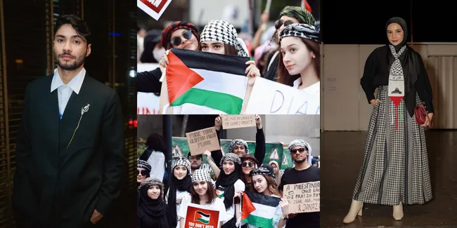 Potret Sederet Selebriti Tanah Air Suarakan Dukungan Untuk Bela Palestina - Ada yang Buka Donasi hingga Turun Langsung Ke Jalan 