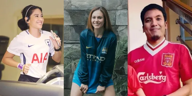 Potret Sederet Selebriti Top Pakai Jersey Klub Liga Inggris, Ada Sang Manten Anyar Hingga Vokalis Band Ternama