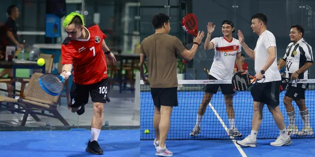 Potret Selebriti Pria Main Padel Bareng, Sampai Gabung di Komunitas Padelbro