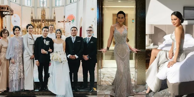 Potret Sophia Latjuba Kompak dengan 2 Mantan Suami di Pernikahan Eva Celia, Akur Banget