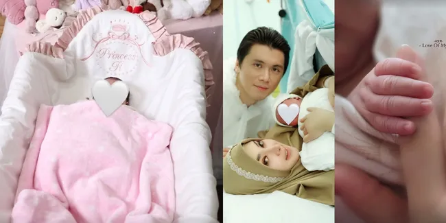 Potret Syahrini Mulai Ungkap Wajah Baby Princess R, Pipi Bulat Menggemaskan - Tangan Syahrini Masih Bengkak