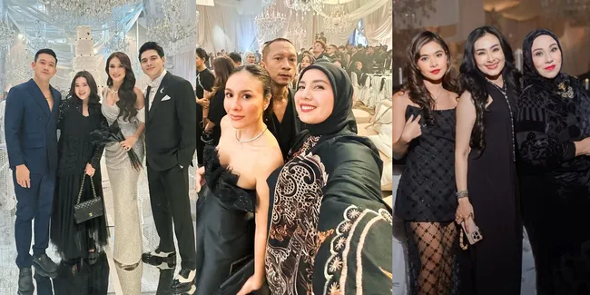 Potret Tamu Seleb di Resepsi Luna Maya dan Maxime Bouttier Part 2, dari Mantan Sampai Pejabat