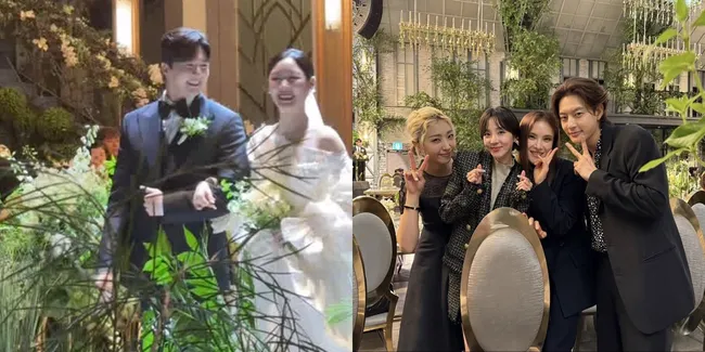 Potret Tamu Selebritis di Pernikahan Thunder Eks MBLAQ dan Mimi Eks Gugudan, Banyak Wedding Singer Termasuk Sandara Park