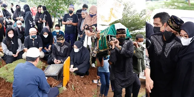 Potret Tangis Doddy Sudrajat di Pemakaman Kakek Vanessa Angel, Sedih Tak Bisa Pertemukan dengan Gala