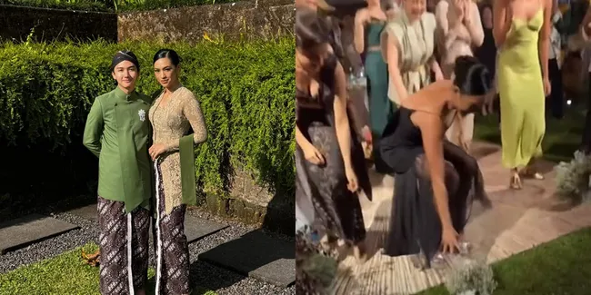 Potret Taskya Namya Ikut Tangkap Buket Bunga Luna Maya, Didoakan Segera Nyusul dengan Ari Irham