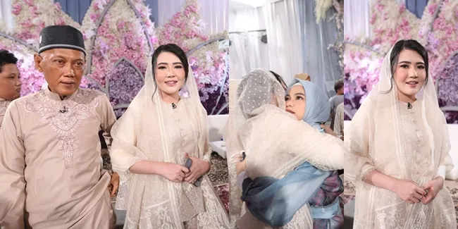 Potret Tawa Bahagia Via Vallen Usai Pengajian, Lega Acara Lancar - Peluk Manis Rara LIDA