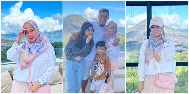 Potret Terbaru Okie Agustina yang Disebut Makin Cantik Saat Liburan Bareng Suami dan Anak - Sosok Keibuan nan Modis