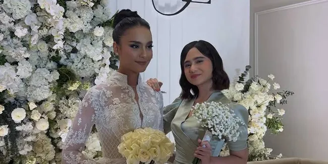 Potret Tissa Biani Jadi Bridesmaid di Pernikahan Wavi Zihan dan Jaz