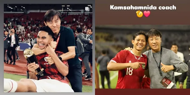 10 Potret Ucapan Terima Kasih & Perpisahan Pemain Timnas untuk Shin Tae Yong, Bikin Mewek & Terharu