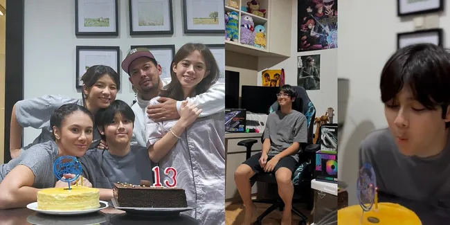 Potret Ulang Tahun ke-13 Alric, Pesta Sederhana di Rumah - Wulan Guritno dan Adilla Dimitri Akur