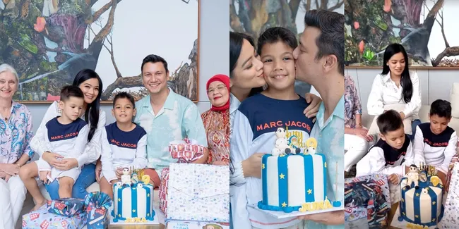 Potret Ulang Tahun ke-9 Arjuna Anak Titi Kamal - Christian Sugiono, Dirayakan Sederhana di Rumah