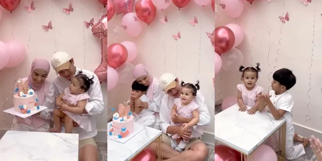 Potret Ulang Tahun Pertama Shireen Putri Nadya Mustika, Gemas Bernuansa Pink