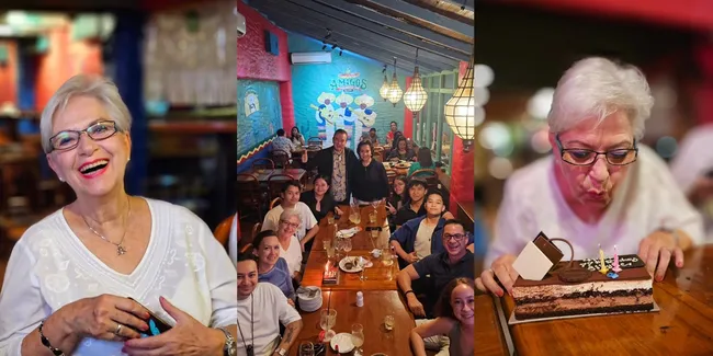 Potret Ultah Ibunda Ira Wibowo, Masih Bugar di Usia 77 Tahun - Pertama Kali Dirayakan Bareng Anak & Cucu