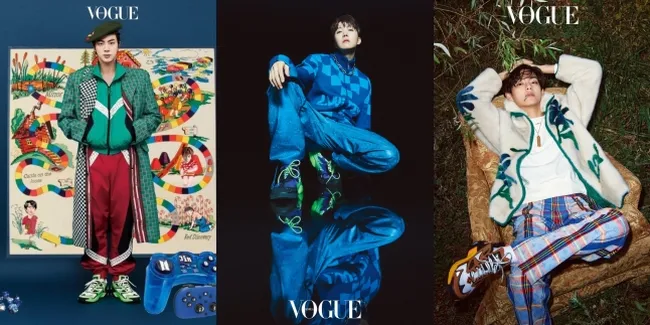 Potret Unik nan Artistik Member BTS dalam Photoshoot Individu Bersama VOGUE Magazine Korea, Posenya Bikin  ARMY Geleng-Geleng