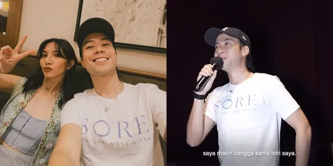 Potret Vidi Aldiano Dukung Film Sang Istri 'SORE' Sampai Nangis, Papa Mertua Juga Puji Sheila Dara Aisha