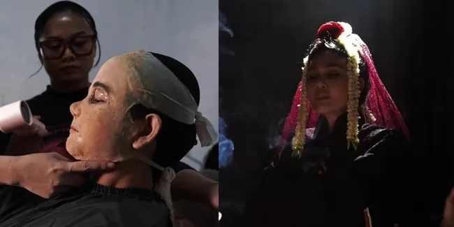 Proses Transformasi Luna Maya Hingga Jadi Suzzanna, Pakai Make Up Prostetik dan Riasan Tebal