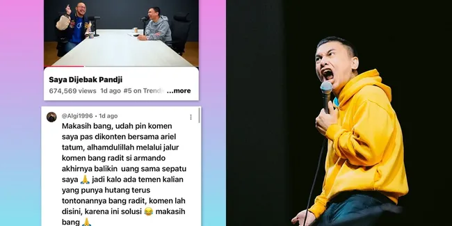 Raditya Dika Pin Komentar Orang Nagih Utang di Youtube-nya, Ternyata Efektif Berakhir Uang Dikembalikan