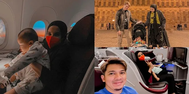 Ramai Disorot, 8 Potret Zaskia Sungkar Perdana Bawa Baby Ukkasya Terbang ke Luar Negeri - Tegaskan Bayi Sudah Boleh Travelling