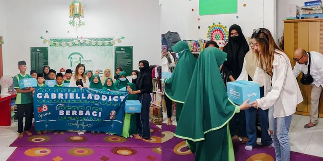 Rayakan Anniversary Gabrielladdict, Ini 8 Potret Gabriella Eka Putri Bagi-bagi Rezeki ke Panti Asuhan Muslim Meski Beda Agama - Tunjukkan Jiwa Toleransi