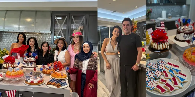 Rayakan Kemerdekan Amerika, 8 Potret Farah Quinn Gelar Pesta di Rumah Arizona - Seru Bareng Tetangga