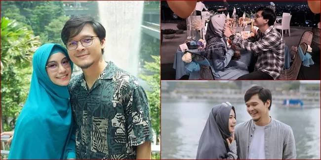 Rayakan Ultah 1 Tahun Pernikahan, Intip 10 Potret Mesra Anisa Rahma dan Suami