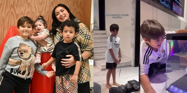 Reaksi El Barack Anak Jessica Iskandar Dapat Hadiah yang Selama Ini Diinginkan