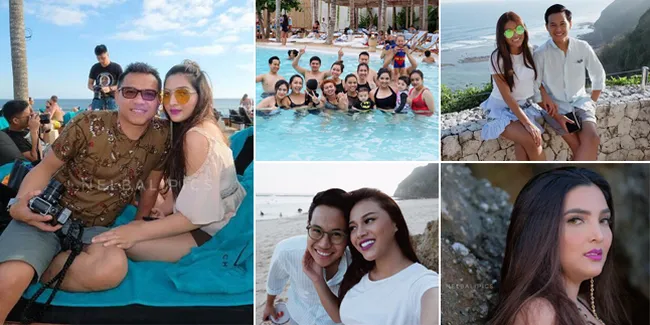 Renang - Photoshoot, Serunya Liburan Anang & Ashanty di Bali