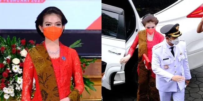 Resmi Jadi Ibu Wali Kota Solo, Ini 6 Potret Cantiknya Selvi Ananda Pakai Kebaya Merah