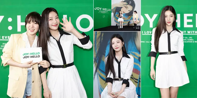 Rilis Special Album 'HELLO', Intip 9 Foto Cantik Joy Red Velvet di Acara Preskon Bareng Wendy