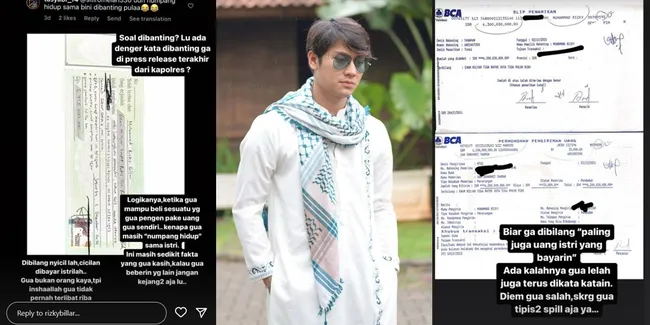 Rizky Billar Ngamuk, Unggah Slip & Kuitansi 6 Miliar Rupiah - Kesal Kerap Dituding Numpang Hidup Kepada Lesti Kejora 