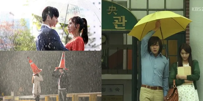 Romantis Abis! Ini Sederet Adegan 'Umbrella Couple' Terbaik Drama