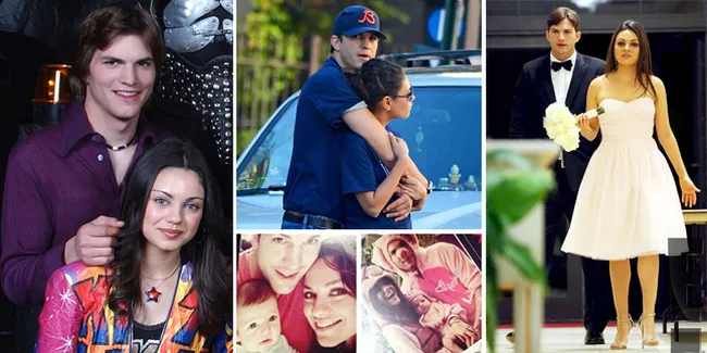 Romantis! Kisah Cinta Mila Kunis - Ashton Kutcher Hingga Menikah