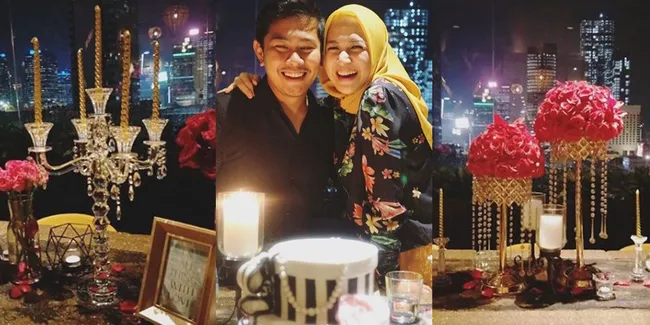 Romantis, Nina Zatulini Dapat Kejutan Dari Suami Saat Ultah