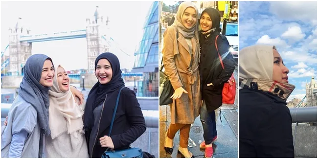 Saat Trio Hijabers Sosialita Keliling London, Cantik Stylish!