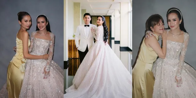 Sahabat Bertahun-tahun, 8 Potret Sephora dan Cassandra Lee Jadi Bridesmaid Beby Tsabina - Warna Gaun Paling Beda