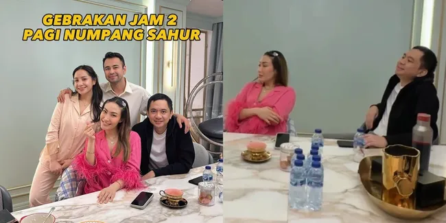 Sahur di Rumah Raffi dan Gigi, Ayu Dewi Berangkat Jam 2 Pagi - Pakai Piyama Bulu-Bulu, Rafathar Sebut Joget Kemoceng