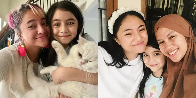 Sama-Sama Sayang, 8 Potret Sienna Bersama 2 Sosok Ibunya yang Hangat - Marshanda Tak Ingin Putrinya Menomorduakan Salah Satu Ibunya