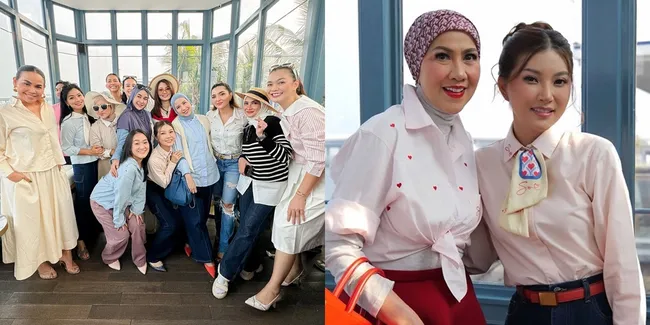 Sarwendah Bikin Clothing Brand, Intip 8 Potret Artis yang Datang ke Launching Produk Terbarunya