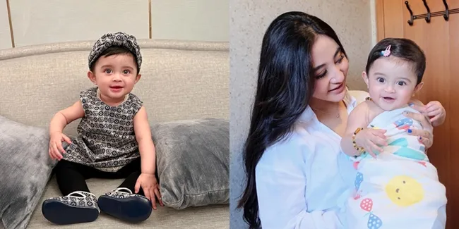 Sebentar Lagi Genap 1 Tahun, Potret Menggemaskan Baby Guzelim Anak Margin Wieheerm dan Ali Syakieb yang Matanya Kini Makin Bulat 