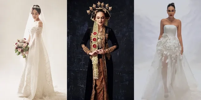 Sebentar Lagi Menikah dengan Maxime Bouttier, 9 Potret Luna Maya Pakai Gaun Pengantin – Bridal Gown Hingga Busana Adat