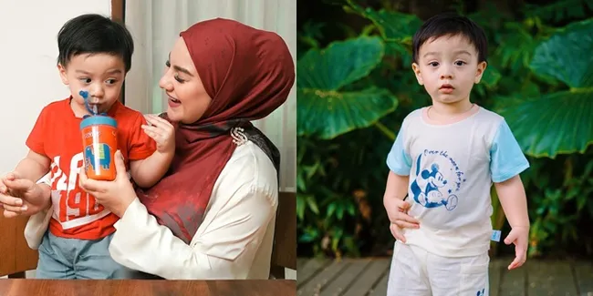 Sebulan Lagi Jadi Kakak, 8 Foto Air Rumi Akbar Putra Irish Bella yang Makin Gede Makin Ganteng