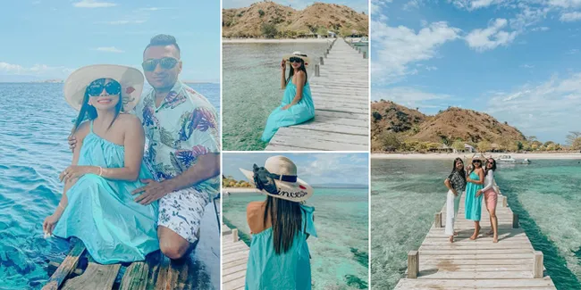 Sebulan Lagi Nikah, Eva Belisima Mantan Istri Kiwil Liburan Romantis ke Labuan Bajo Bareng Pacar Bulenya
