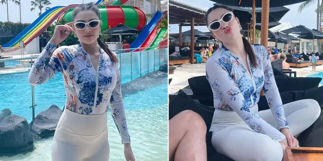 Secantik Boneka Barbie, 8 Potret Nurah Syahfirah Pamer Body Goals di Waterpark Bali